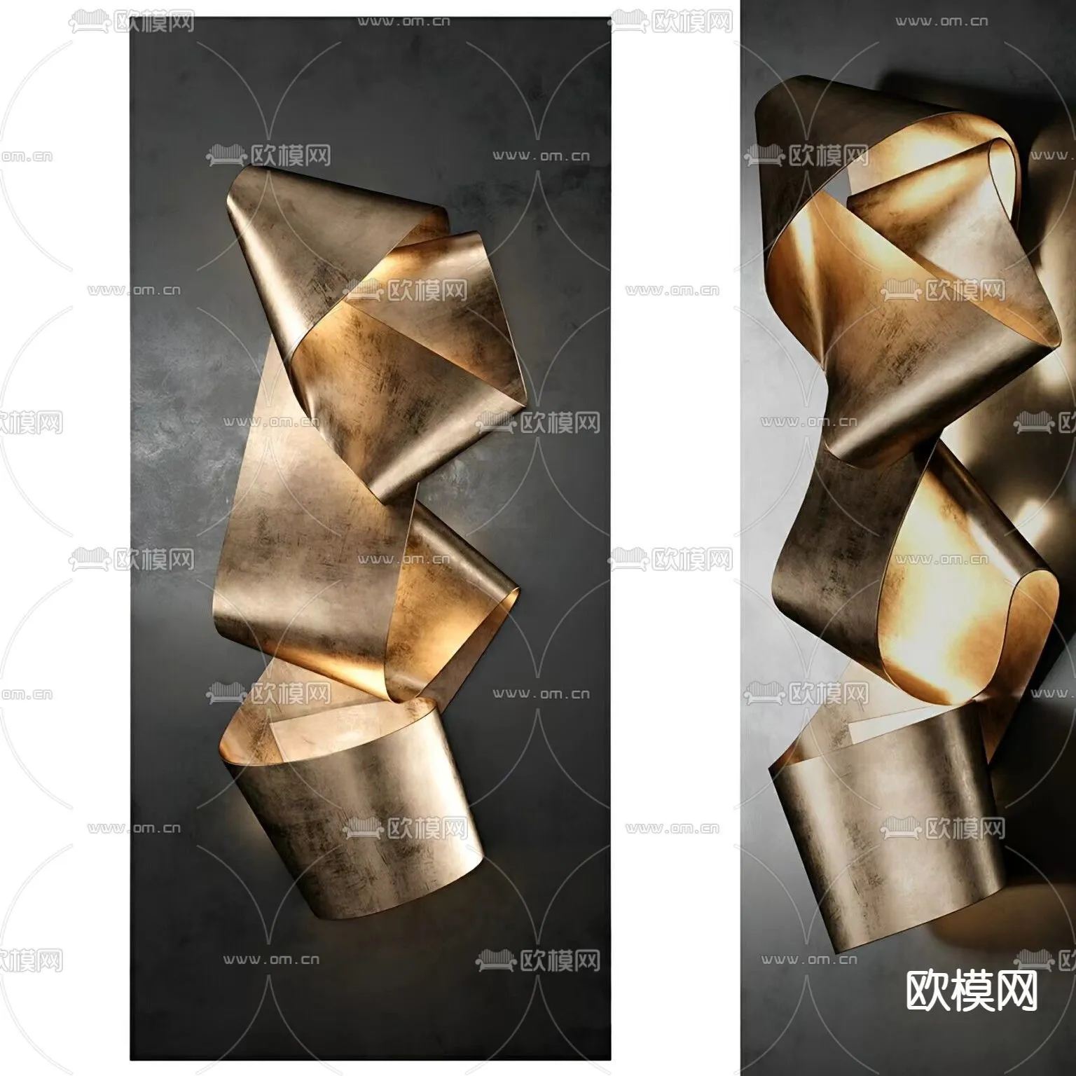 Wall Decoration 3D Models - Decor Sets - 009 - VRAY Render