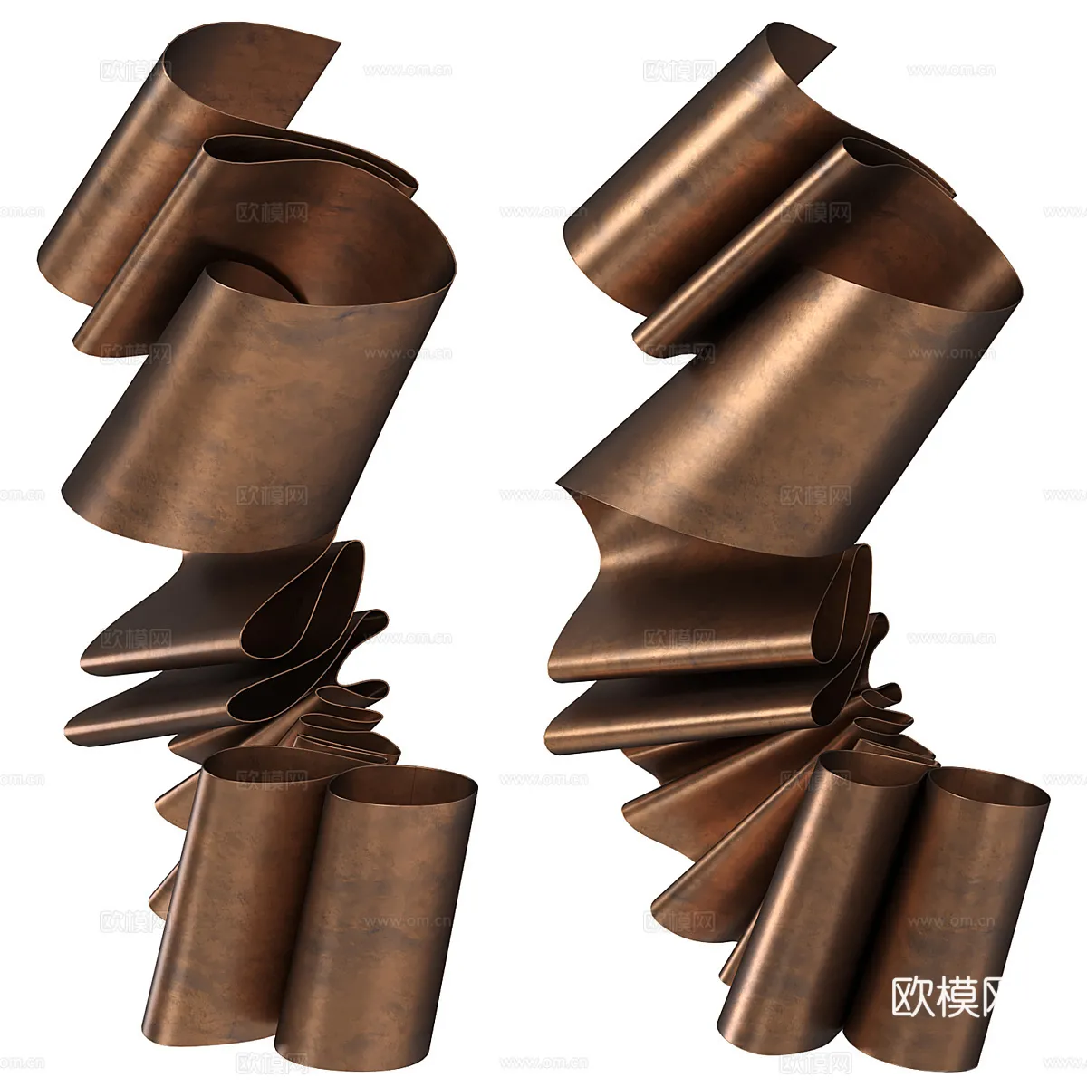 Wall Decoration 3D Models - Decor Sets - 029 - CORONA Render