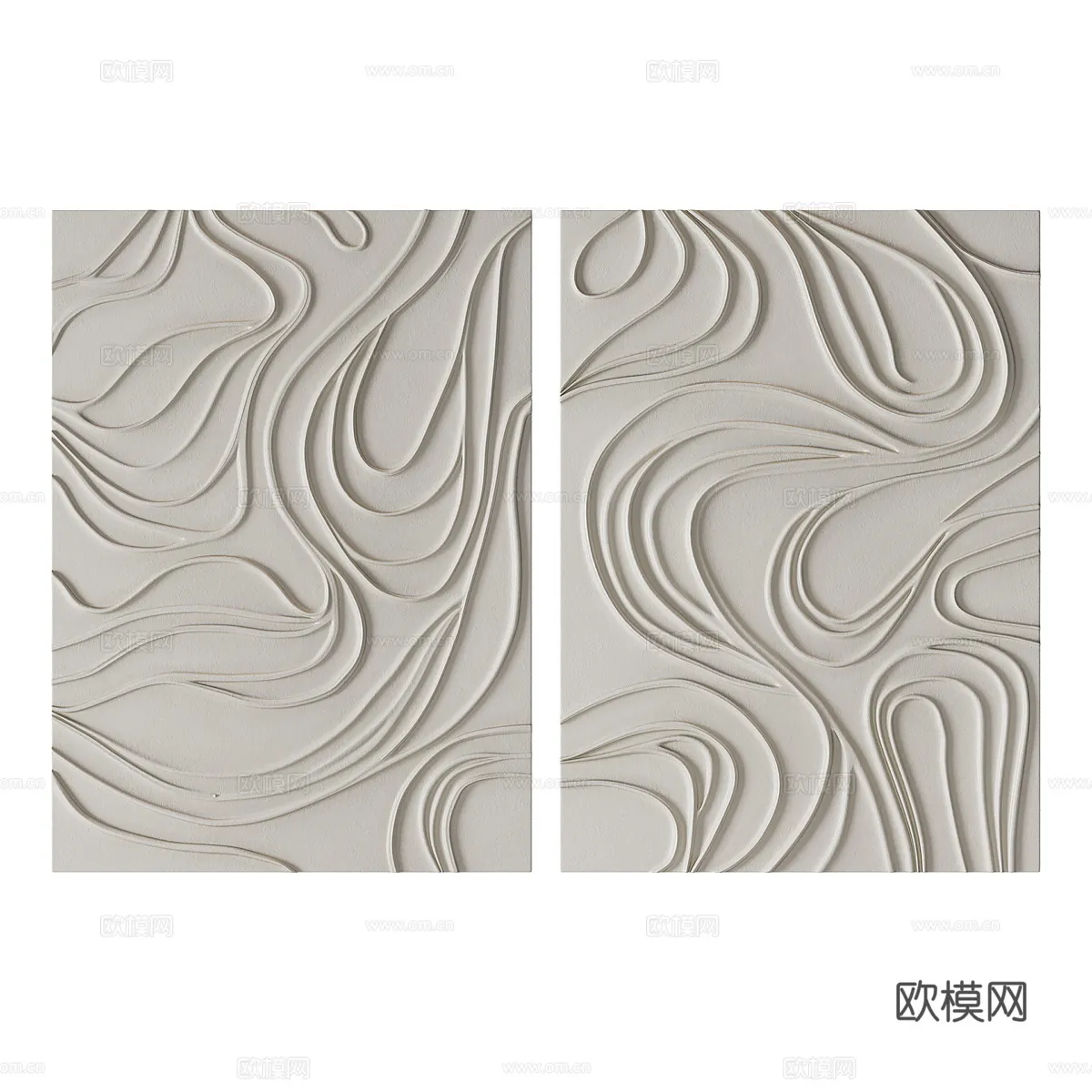 Wall Decoration 3D Models - Decor Sets - 042 - CORONA Render