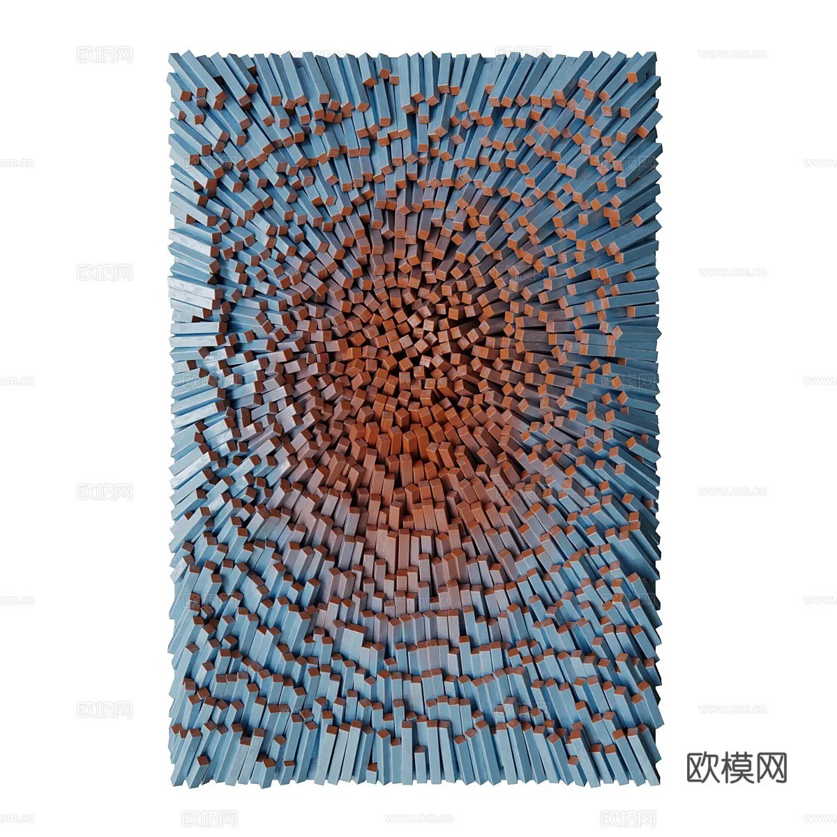 Wall Decoration 3D Models - Decor Sets - 052 - VRAY Render