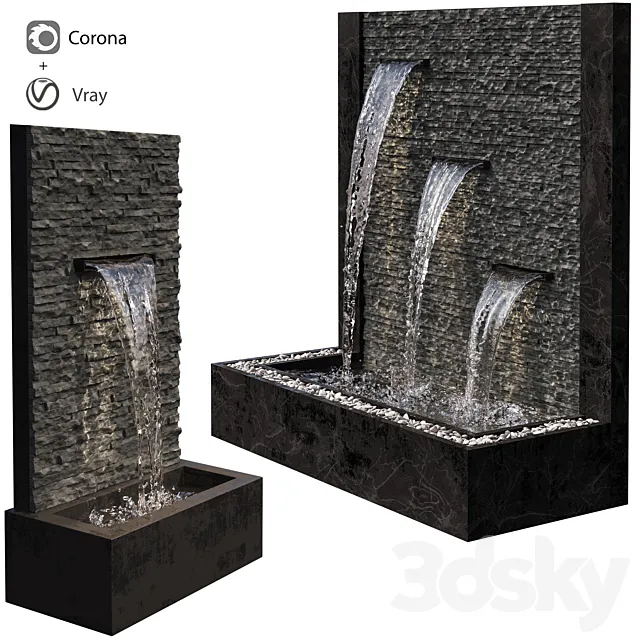 Wall fountains 3DModel