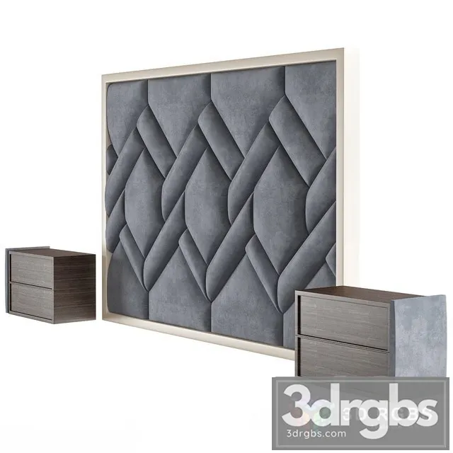 Wall Headboard Collection 02 3D Model Free