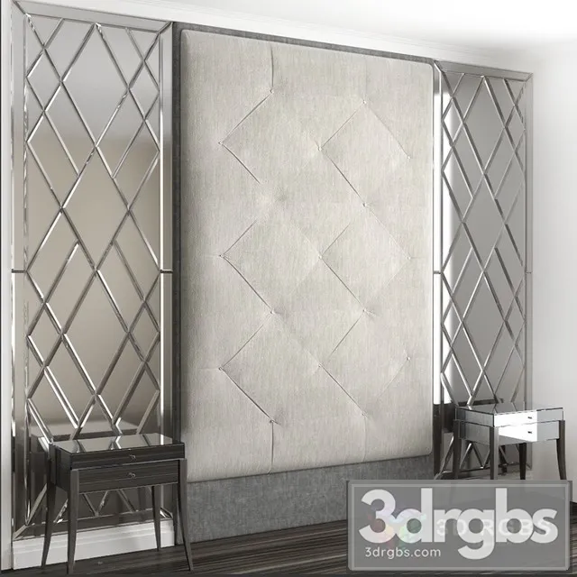 Wall Headboard Collection 03 (2) 3D Model Free