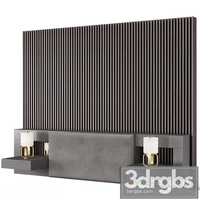 Wall Headboard Collection 03 3D Model Free