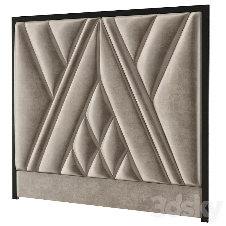 Wall Headboard Collection № 014 3D Model