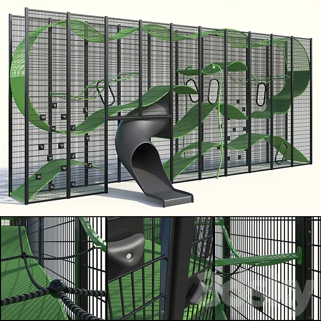 Wall Holla Playground 3D Model