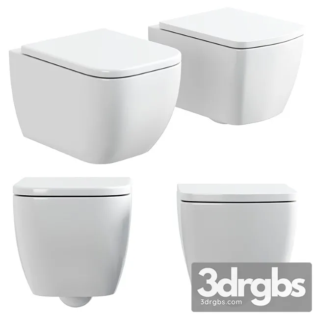 Wall hung toilet Allen Brau Infinity and Liberty 3D Model Free