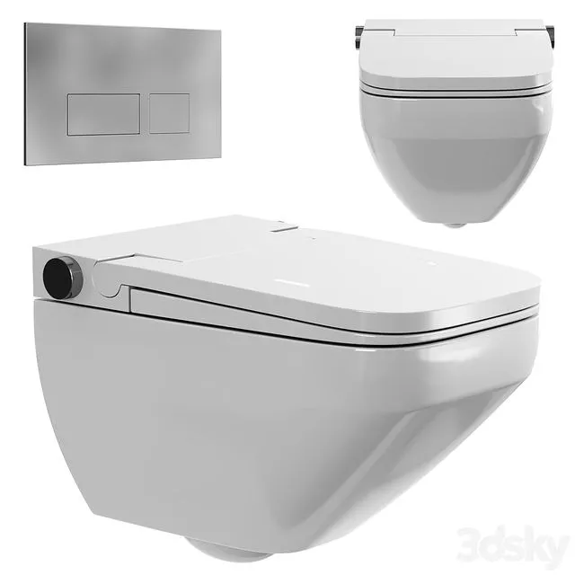 Wall hung toilet AM.PM Inspire V2.0 3D Model