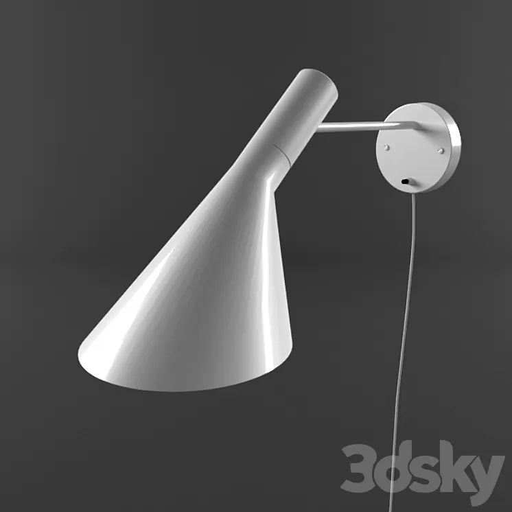 Wall lamp AJ (Visor) 3D Model