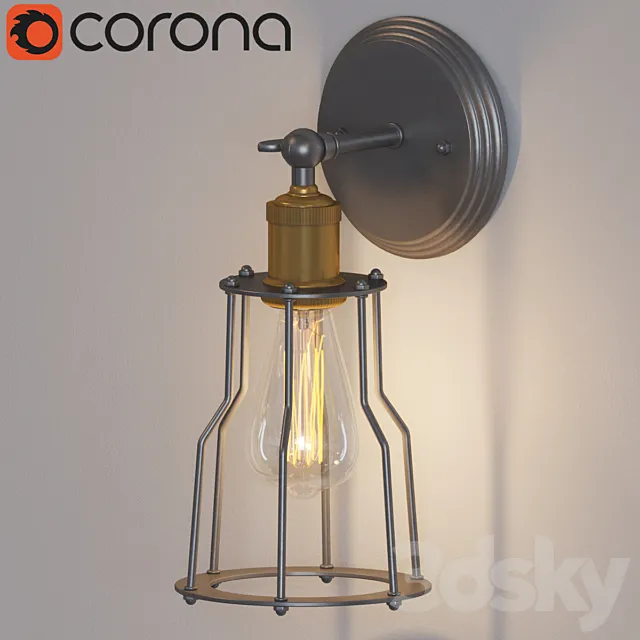 Wall lamp Ancient Lantern 3DModel