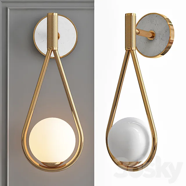 Wall lamp CORDA Wall Lamp 3D Model