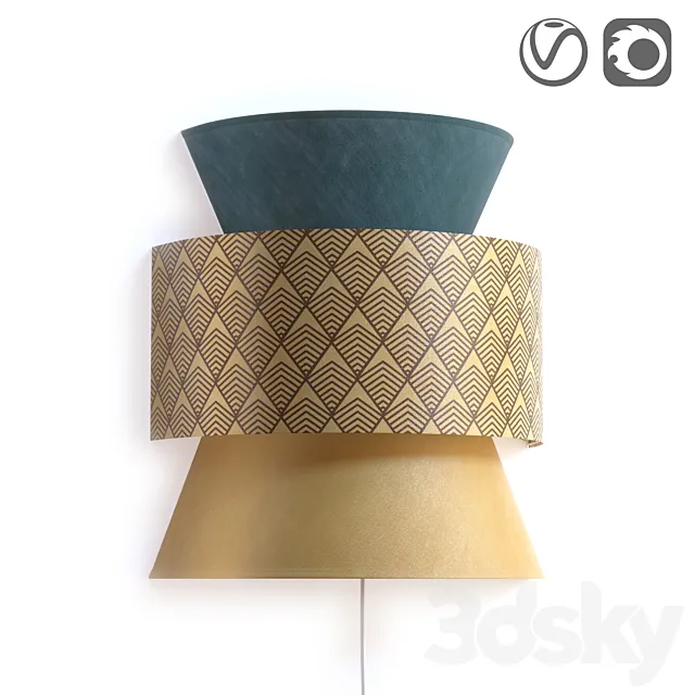 Wall lamp DOLKIE 3D Model
