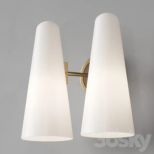 Wall lamp double Dantone Home Toronto 3D Model