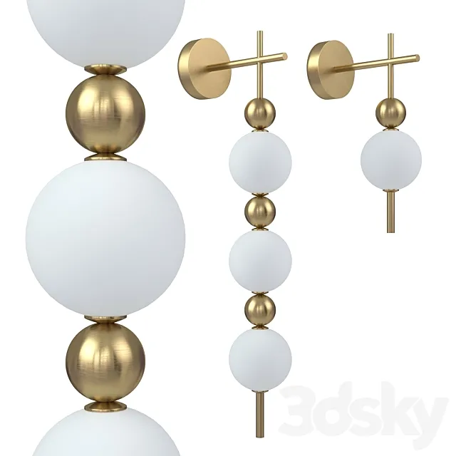 Wall lamp F-PROMO 4088-1W 4088-3W 3D Model