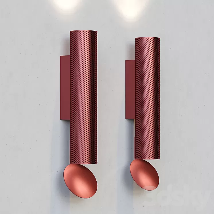 Wall lamp FLAUTA SPIGA INDOOR 3D Model