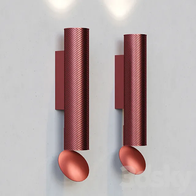 Wall lamp FLAUTA SPIGA INDOOR 3DModel