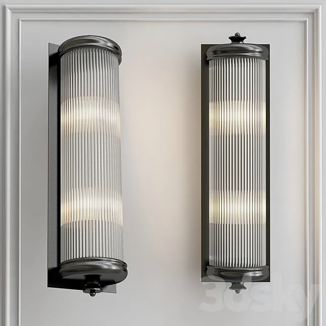 Wall lamp Glorious L Bronze 3D Model