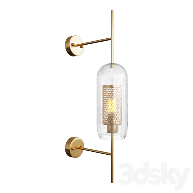 Wall lamp Heragon LOFT2567-WD 3D Model