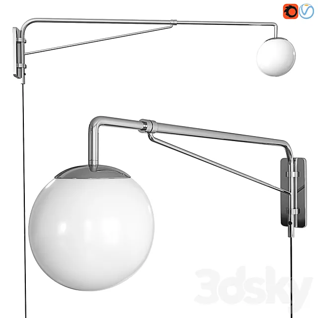 Wall lamp IKEA SIMRISHAMN 3DModel