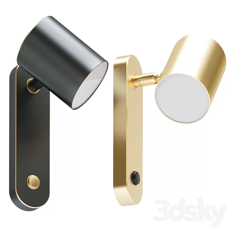 Wall Lamp Kappa Lampatron 3D Model