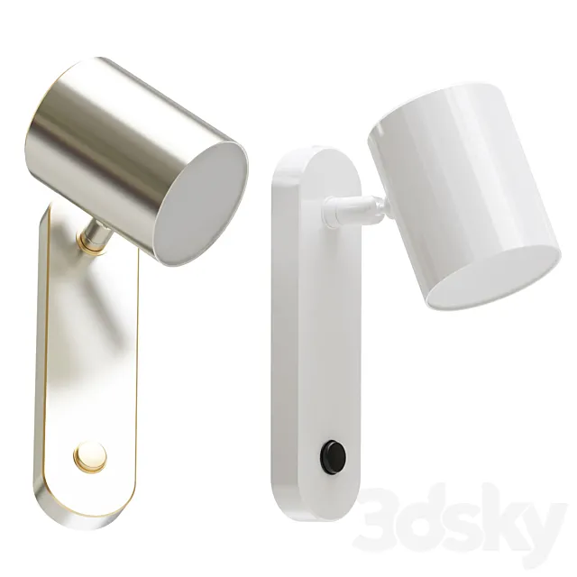 Wall Lamp Kappa Lampatron new color 3DModel