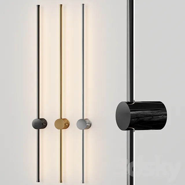 Wall lamp KEMMA GLOSS Lampatron 3D Model
