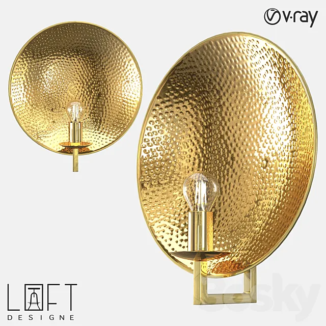 Wall lamp LoftDesigne 10401 model 3DModel