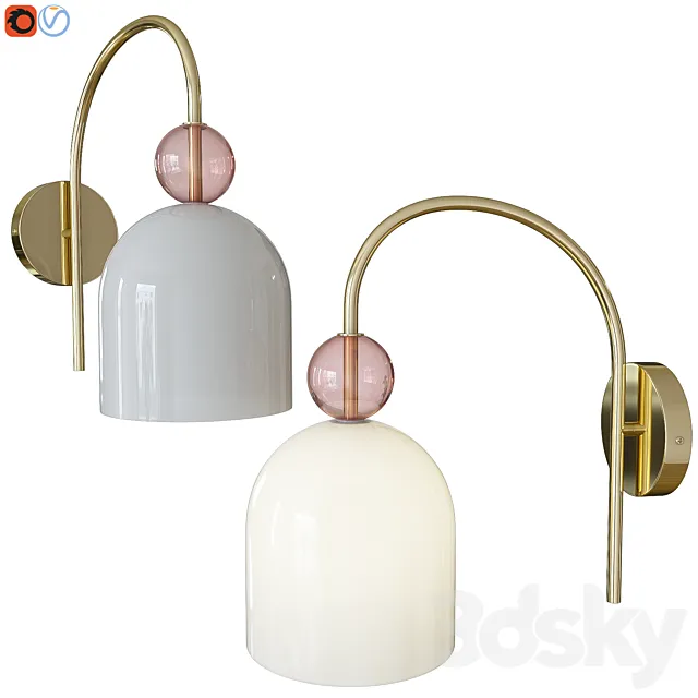 Wall lamp Lumion Gillian 4589_1W 3D Model