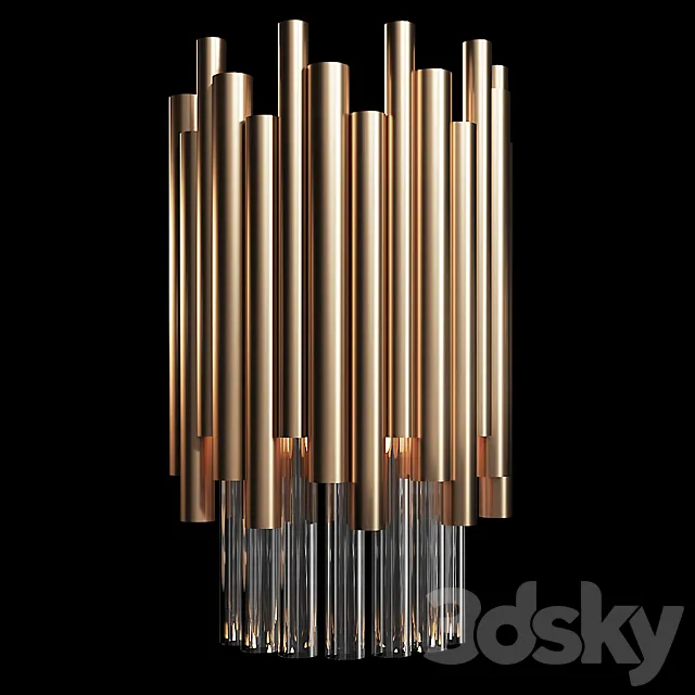Wall lamp MAYTONI Coliseo MOD135WL-01BS 3D Model