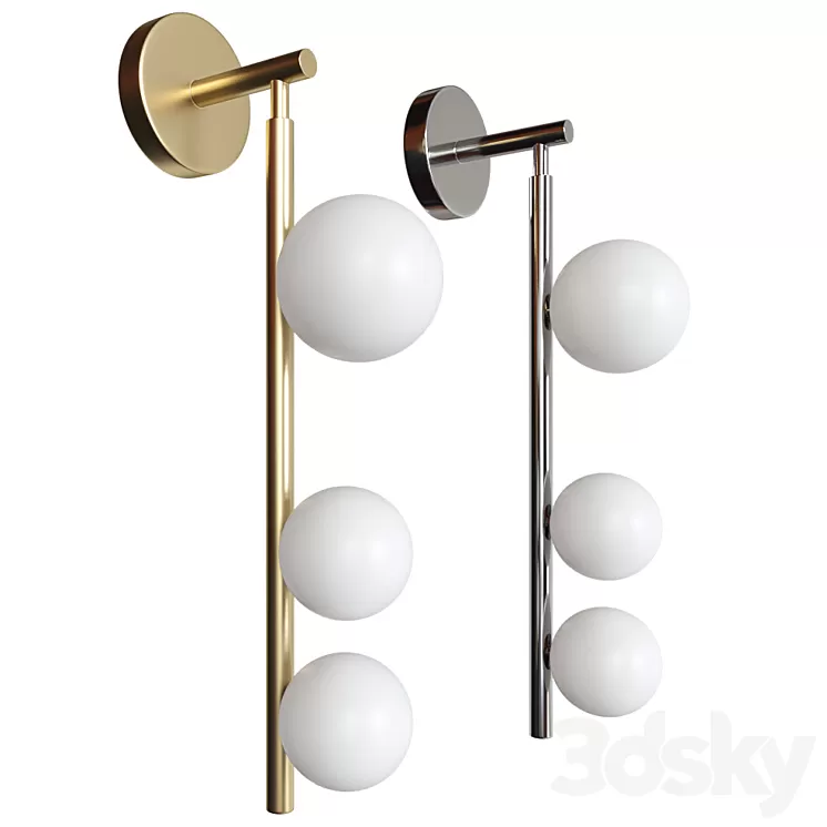 Wall lamp Nickels Corner Design 3D Model Free