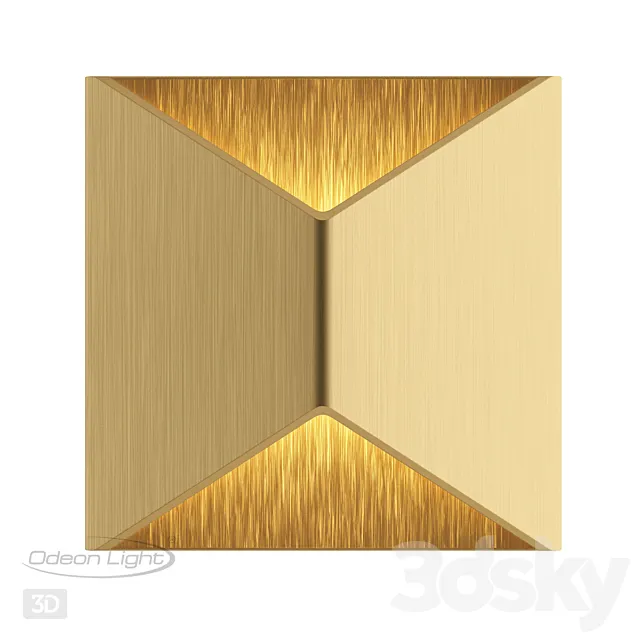 Wall lamp ODEON LIGHT 3907 _ 10WL. 3908 _ 10WL. 3909 _ 10WL TIBRO 3DModel