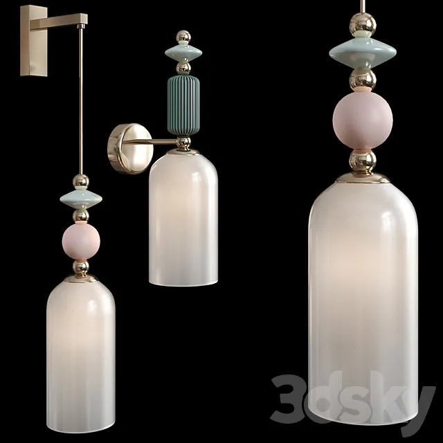 Wall lamp Odeon Light 4861 _ 1W CLASSIC ODL_EX21 3D Model