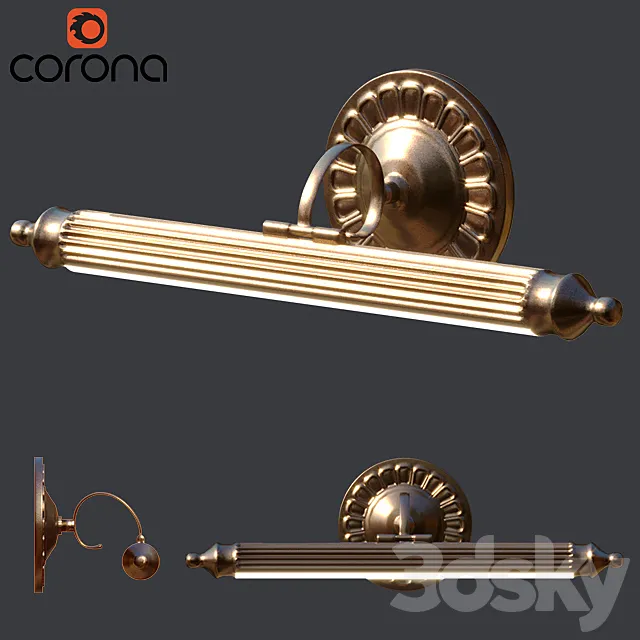 Wall lamp (picture lighting) Free Download