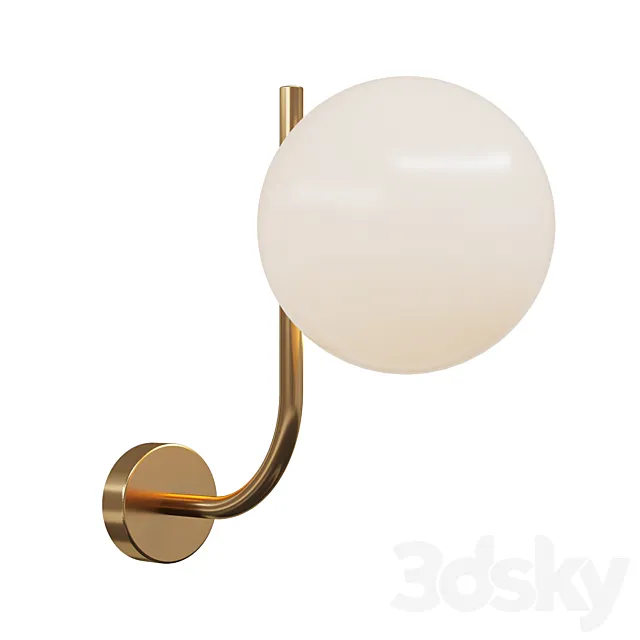 Wall lamp Rendez-vous MOD109WL-01BS 3D Model