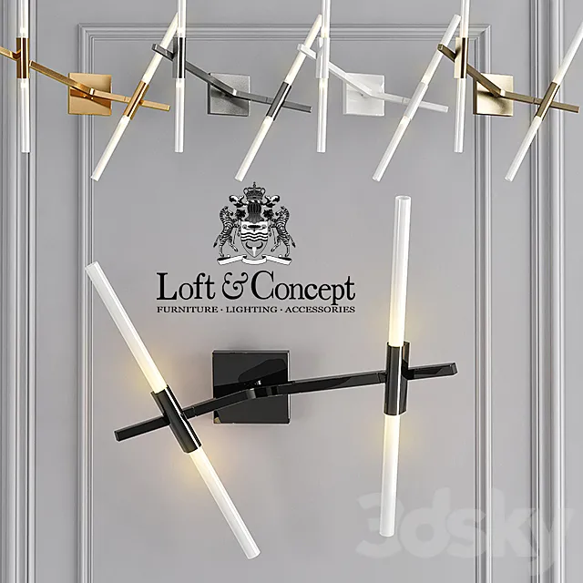 Wall lamp Roll and Hill Agnes Sconce 4 3DModel