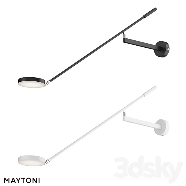 Wall lamp (sconce) MOD070WL-L6B3K MOD070WL-L6W3K 3D Model