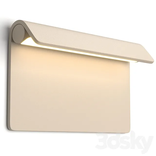 Wall lamp (sconce) PIEGA 140 3D Model