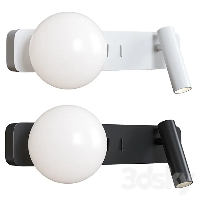 Wall lamp SLEEP PEEP BALL 3D Model