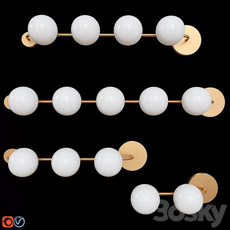 Wall lamp SVALE Lampatron 3D Model Free