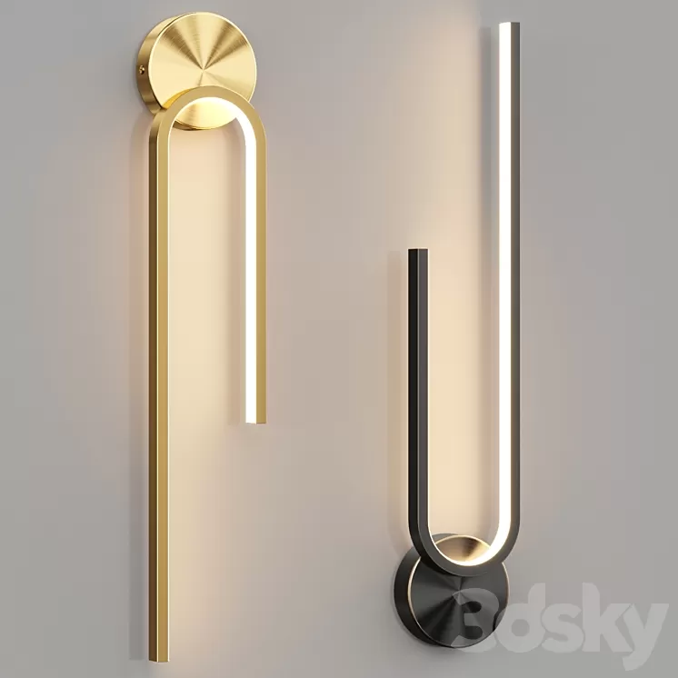 Wall lamp WIKI WALL Lampatron 3D Model Free