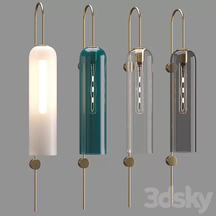 Wall lamp with Aliexpress 011 3D Model