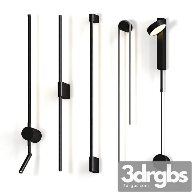 Wall Lamps Collection 2 1 3D Model Free