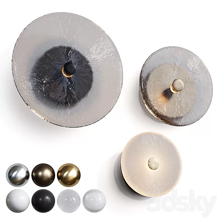 Wall lamps CORAL from Soktas 3D Model Free