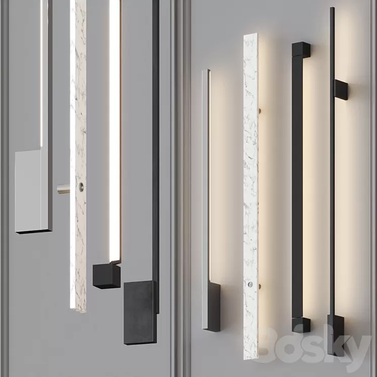 Wall lamps Set 1