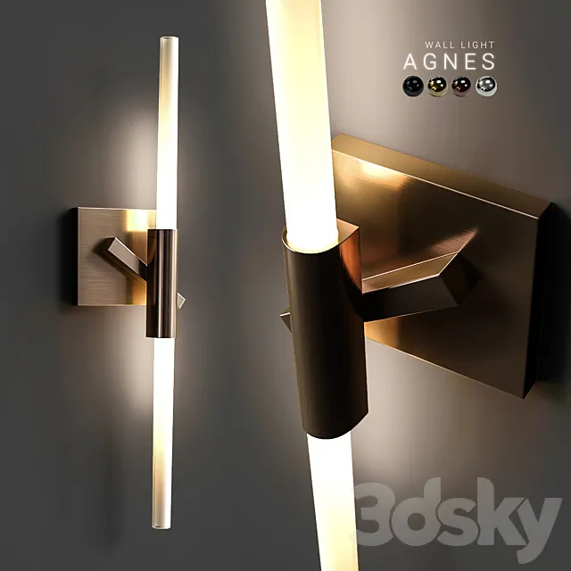 Wall light agnes 3DModel