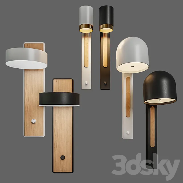 Wall Light Collection \ Lampatron Vic Amo Sif 3DModel