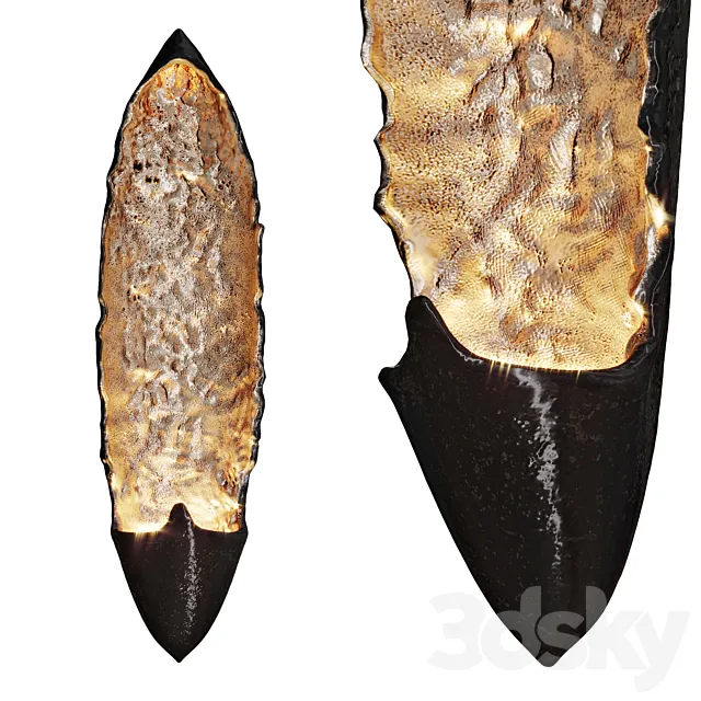 Wall Light ROOK Vetvistore 3D Model