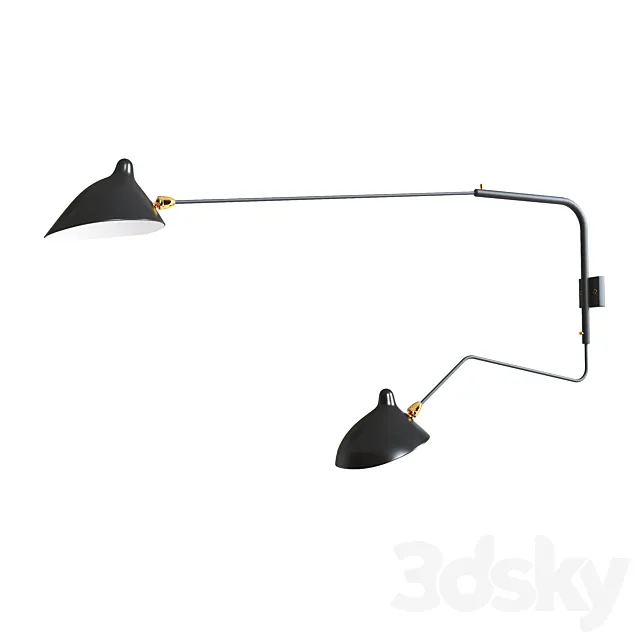 Wall light Serge Mouile Double Free Download