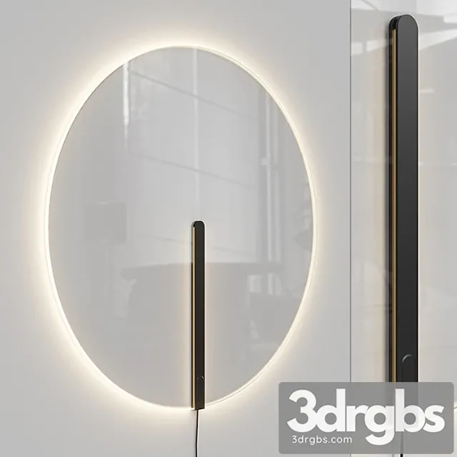 Wall lights vibia guise (2 sizes). 3D Model Free