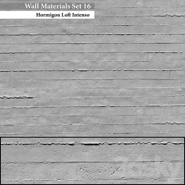 Wall Materials Set 16 3D Model